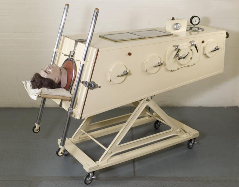“Both” wooden “Iron Lung”